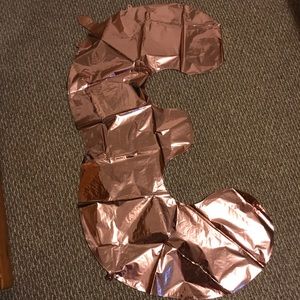 “3” “0” birthday balloons